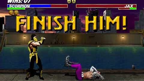 Ultimate Mortal Kombat 3 Scorpion Very Hard Playthrough