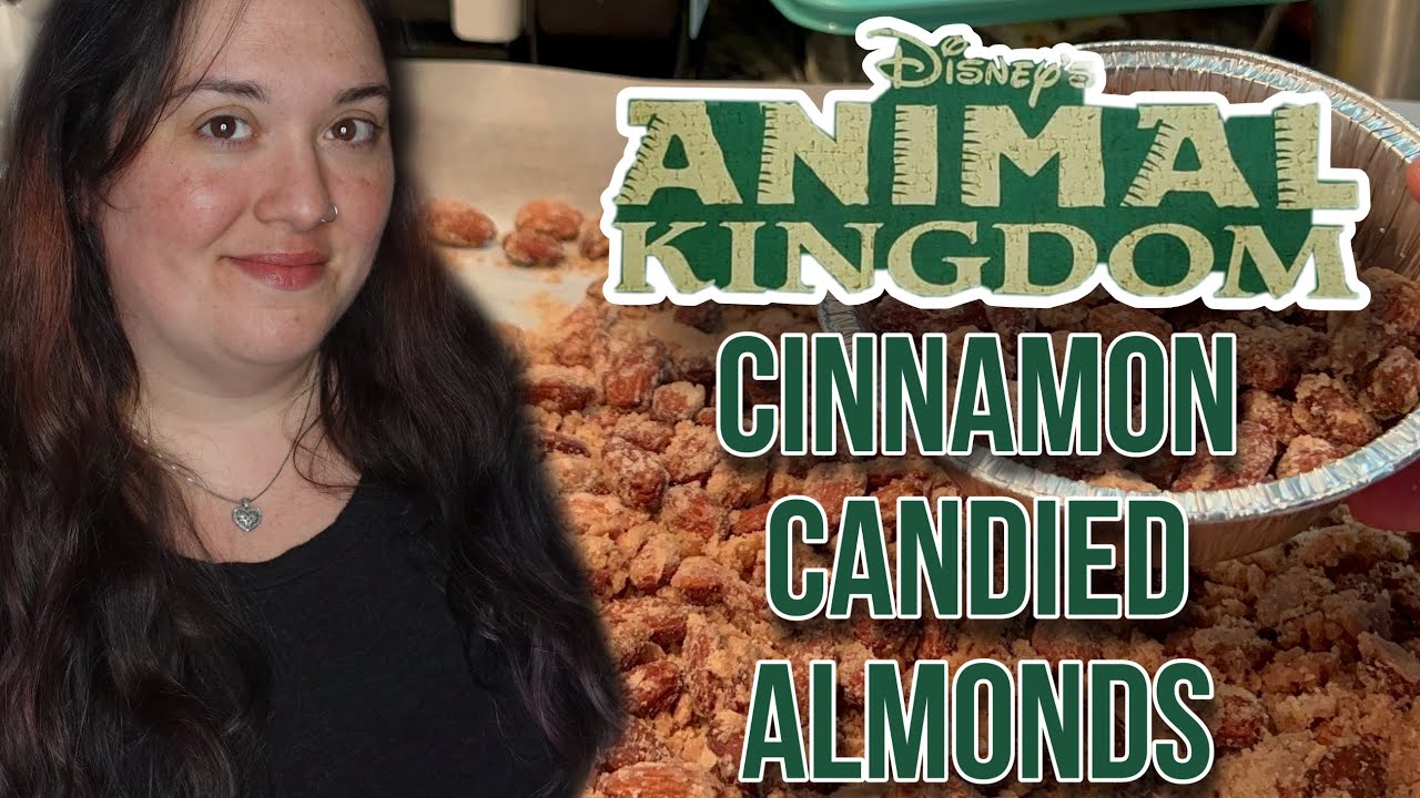Cinnamon Candied Almonds Easy Homemade Gift Idea Disney Animal Kingdom Copycat Recipe YouTube