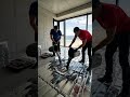 THIS FLOOR IS JUST AMAZING 😱 Luxury Silver Bars Epoxy Floor #epoxyfloor #renovation #housedecor #diy