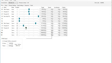 Pololu 12-channel Mini Maestro - Maestro Control Center