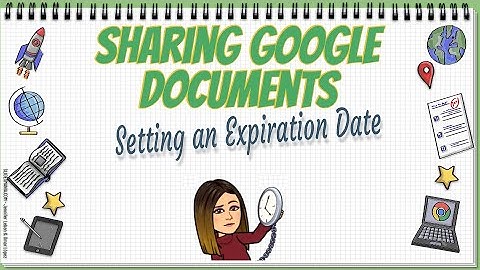 Setting an Expiration Date on Sharing in Google Docs