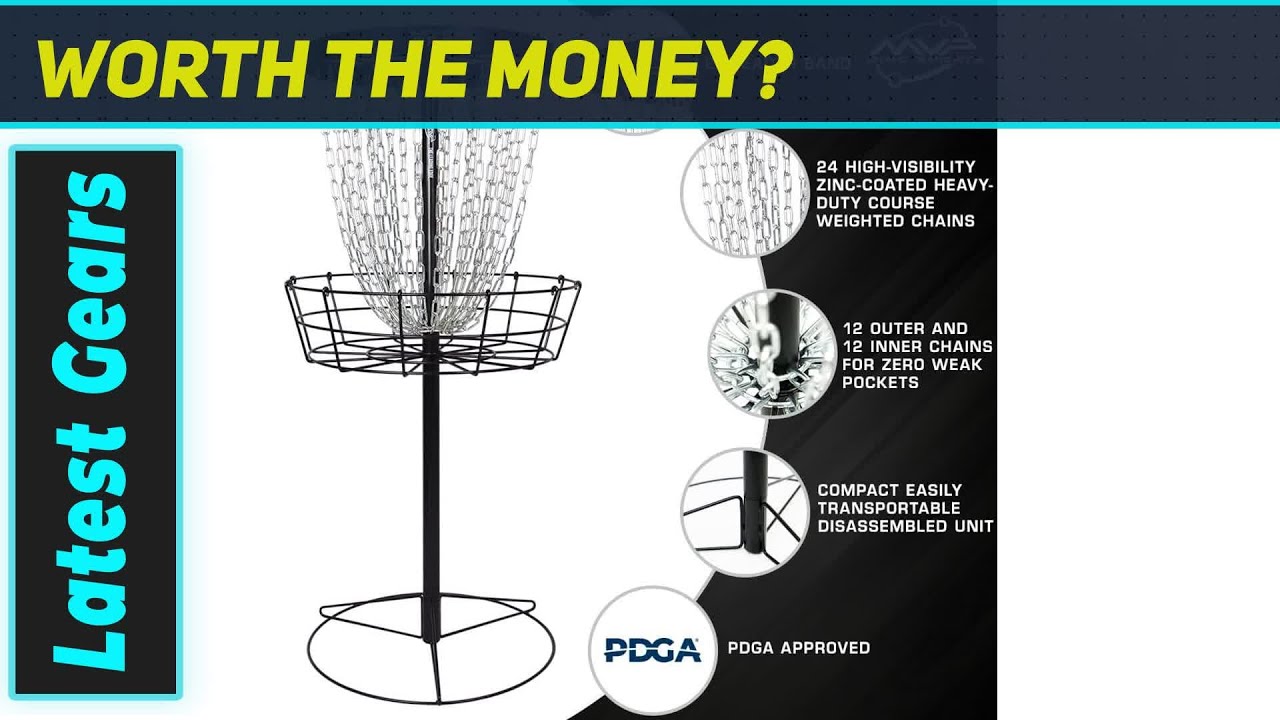 MVP Black Hole Pro HD: Идеальная портативная корзина для диск-гольфа!