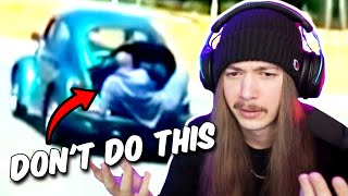 JimmyHere Reacts to Idiots In Cars