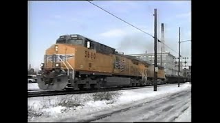 Butler Street In Snow! - CSX/NS/UP/BN/Conrail Units After Record Snowfall! 6 Trains on 12/29/2004 @thelocomaniacchannel6790