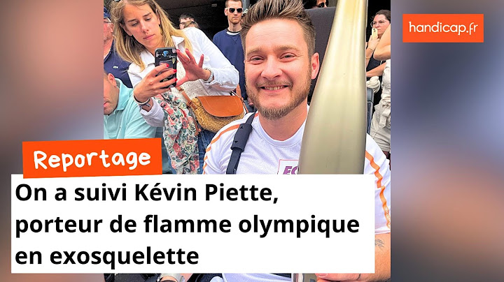 On a suivi Kévin Piette, porteur de flamme olympique en exosquelette