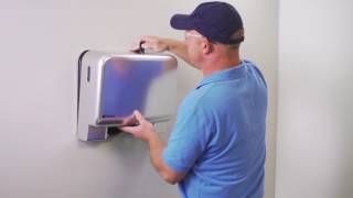 Recessed Roll Towel Dispenser Installation