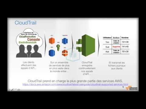 Vidéo: Quel service est utilisé pour stocker les fichiers journaux générés par CloudTrail ?