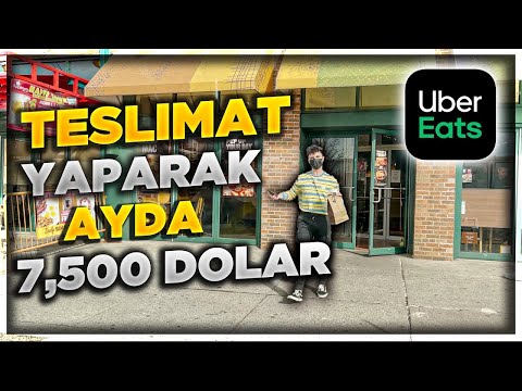 AMERİKA&rsquo;DA UBER EATS YAPMAK | Uber Eats nasıl yapılır? Amerika iş imkanları