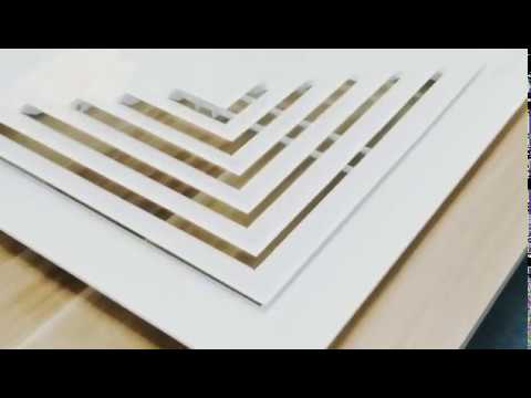 VENTECH 4 Way Square Diffuser Decorative Air Diffusers