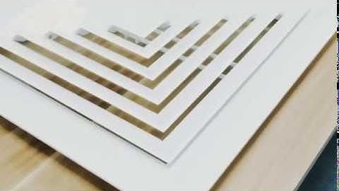 VENTECH 4 Way Square Diffuser Decorative Air Diffusers