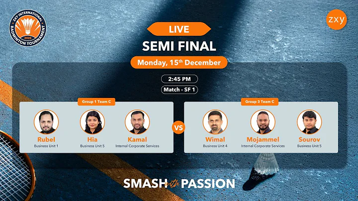 ZXY Badminton Tournament 2025 || Semi Final & Final
