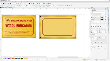 Bài 10 Hướng dẫn làm bảng hiệu công ty bằng corel Tự học corel A-Z