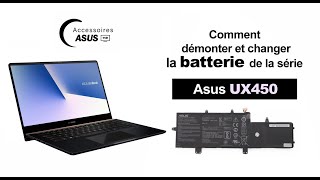 Asus UX450 : how to remove and change the battery - YouTube