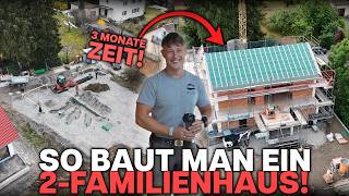 Von 0 auf Rohbau in 3 Monaten — so entsteht ein 2-Familienhaus 🏠