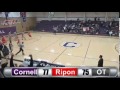 Sabin hits game-winner for Ripon at Cornell to finish with 51