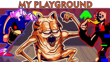 FNF Character Test | Gameplay VS My Playground | Sonic, Gorefield