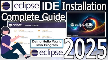 How to install Eclipse IDE on Windows 10/11 with Java JDK 23 [ 2025 Update ] Eclipse IDE 12 for Java