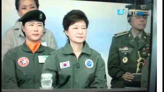 박근혜 대통령 한국형헬기 수리온 전력화출정식 기념행사 참석