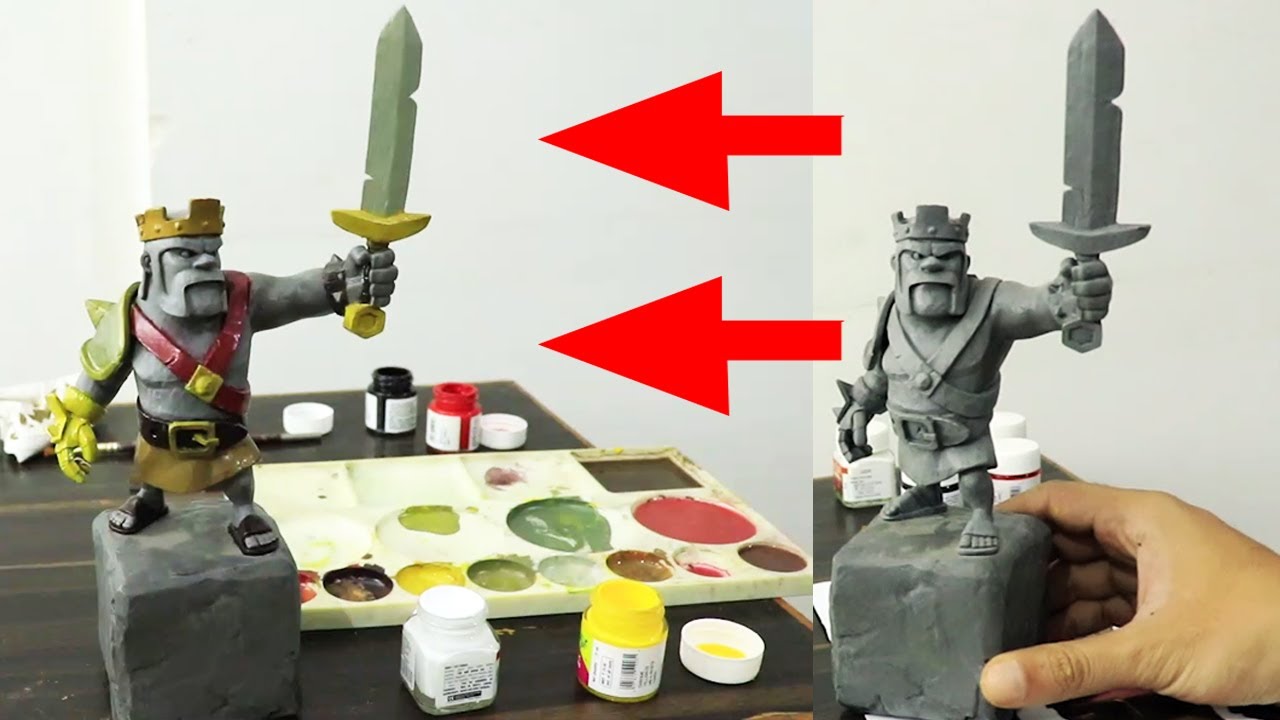 Clash Of Clans Old Barbarian Statue