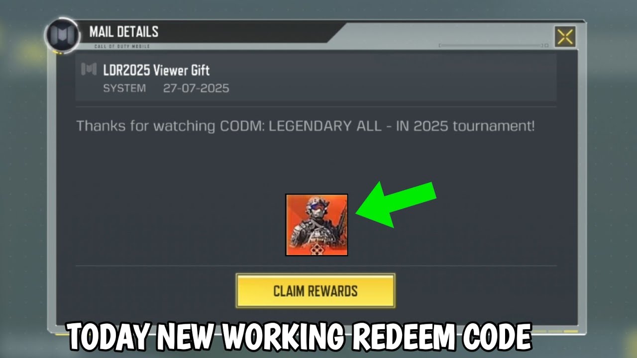 CODM NEW CHARACTER SKIN REDEEM CODE 2025 | CALL OF DUTY MOBILE REDEEM ...