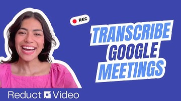 Transcribing online meetings in real time, using Reduct