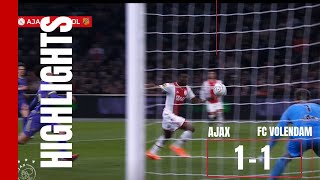 Highlights Ajax - Fc Volendam
