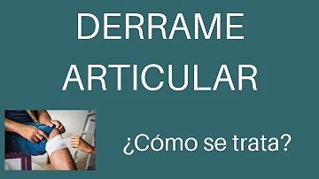 O que é pequeno derrame articular no joelho?
