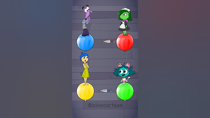 How many balloons will pop? Who will fall? | Inside out 2