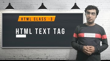 HTML Text Tags | Class 3 | betaQsolutions | By Biswajit Swain