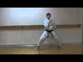 Shotokan Karate Tekki Shodan Kata demonstration on PaulGaleNetwork.com