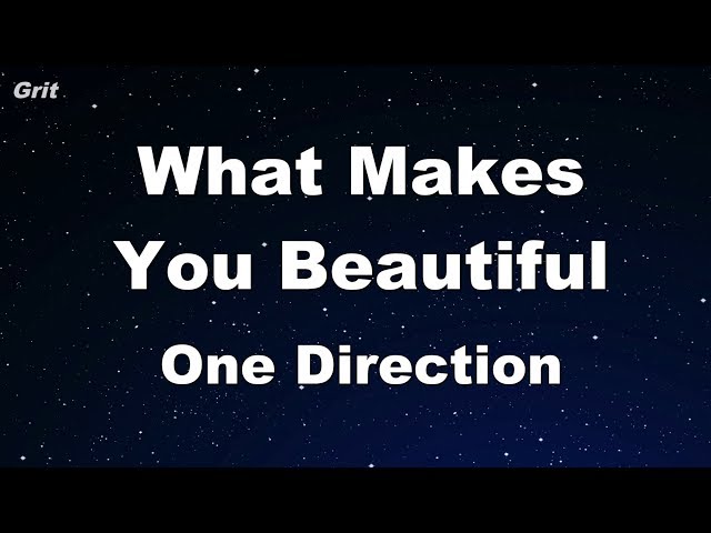 What Makes You Beautiful - One Direction Karaoke 【No Guide Melody】 Instrumental class=