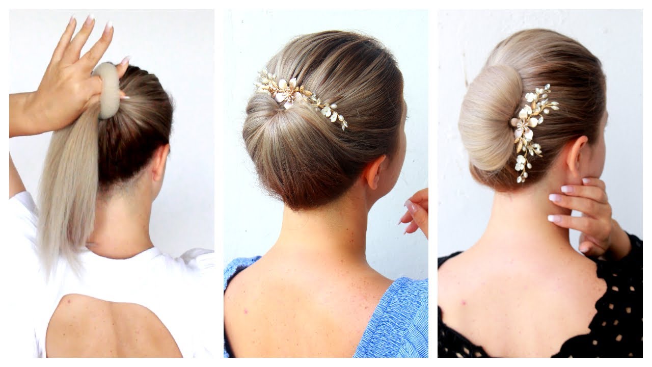 Down Hairstyle with Vintage Hair Clip