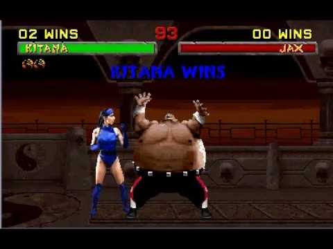 Mortal Kombat 2: Kitana Finishing Moves