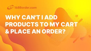 Why Can't I Add Products to My Cart or Place an Order?