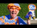 Blippi plays and drives with the blippi mobile  best of blippi toys  vehicles for kids
