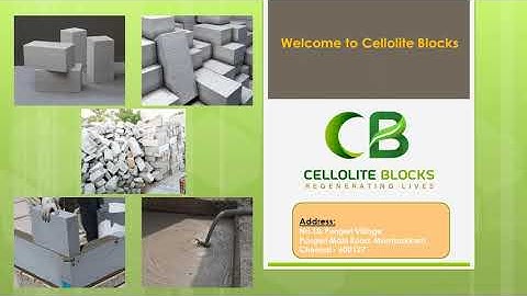 Light Weight AAC Blocks Manufacturers in Chennai | Cellolite Blocks