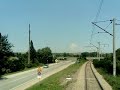 Вид из кабины машиниста электровоза ВЛ80Т  от 11 км до Крымской