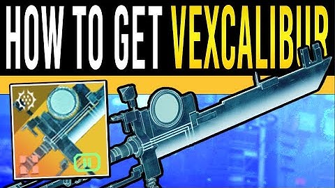 Destiny 2: How to Get VEXCALIBUR Exotic Glaive - Full Exotic Quest Guide (Secret Mission)