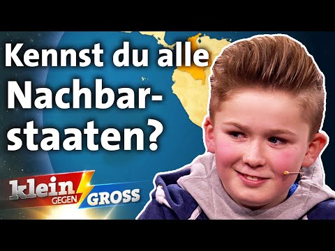 Malte kann Nachbarstaaten und Hauptstädte der Welt benennen! | Klein gegen Groß