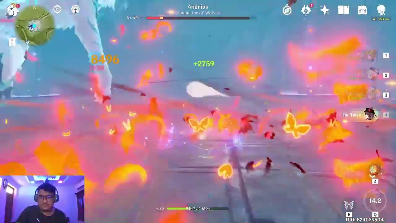 genshin impact live stream farming for inuzama characters