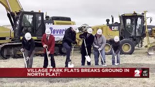 Historic groundbreaking ceremony for new modern housing development in North Platte
