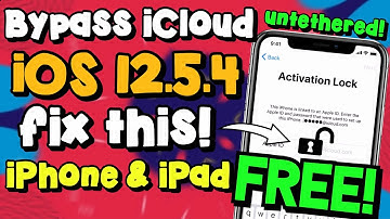 Windows Untethered FREE iCloud Unlock! iOS 12.5.4 iPhone & iPad | Restart Fix, App Store Sign In
