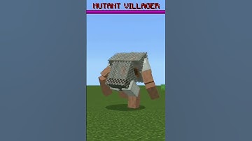 Minecraft Mutant Villager #shorts