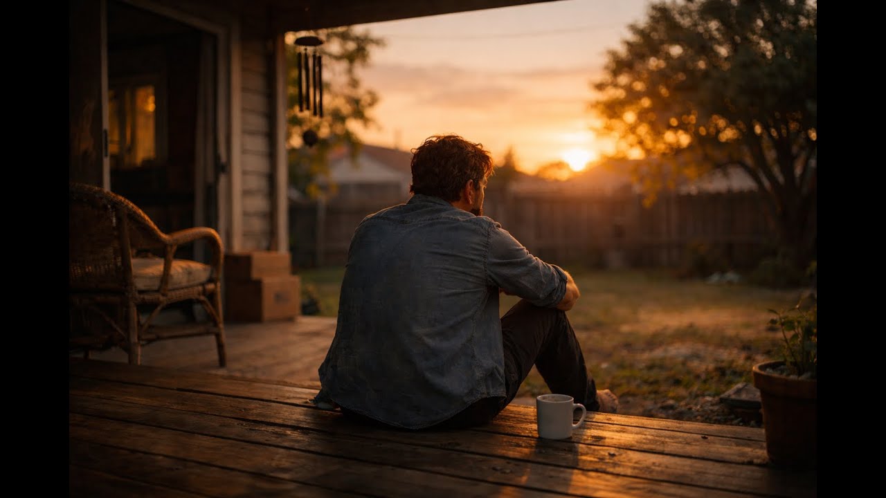 Além da varanda, ele sorriu triste e disse: Esse lugar sempre foi nosso.
