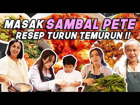 MASAK SAMBAL PETE RESEP TURUN TEMURUN !! RASANYAA NAGIHH...