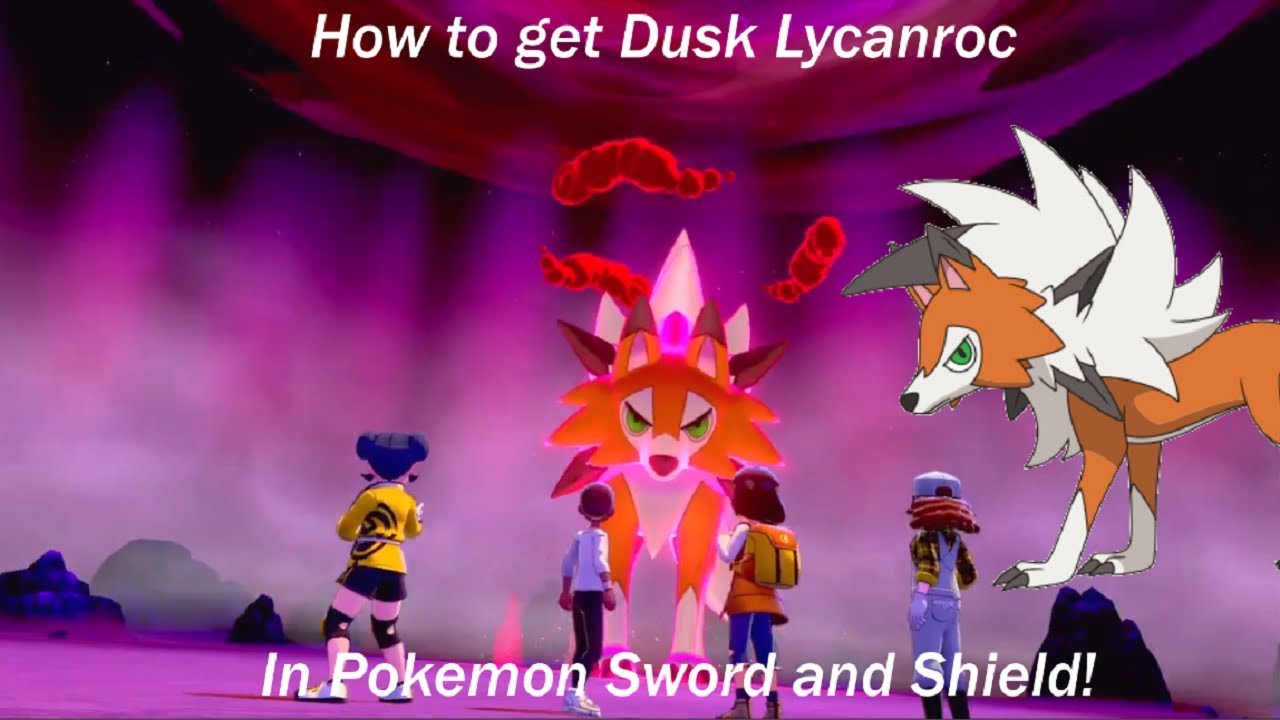 Pokemon Sword/Shield 6IV ULTRA SHINY Lycanroc Dusk / Tough Claws / Jolly  45496596583