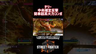 中央確定反撃のしゃがみ強P始動6280ダメージコンボ（2025年9月の再掲）