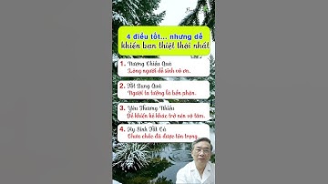 4 điều tốt… nhưng dễ khiến bạn thiệt thòi nhất #thietthoi #nuongchieu #shots #tamlyhoc