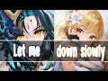 Nightcore Let Me Down Slowly Switching Vocal 