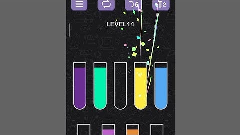 Water Sort Puzzle: Level 13 and 14 #puzzlegame #solution #gameplay #walkthrough